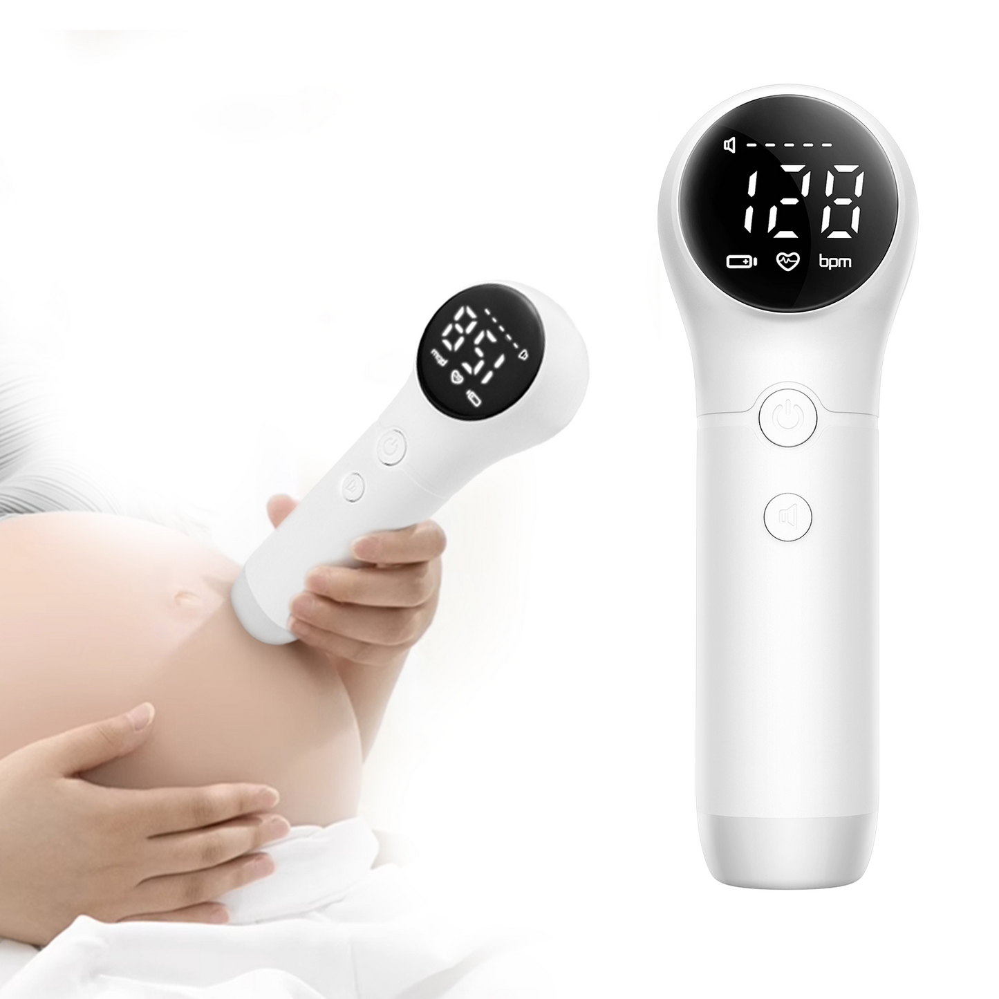 Home Doppler Fetal Monitor  Integrated portable design