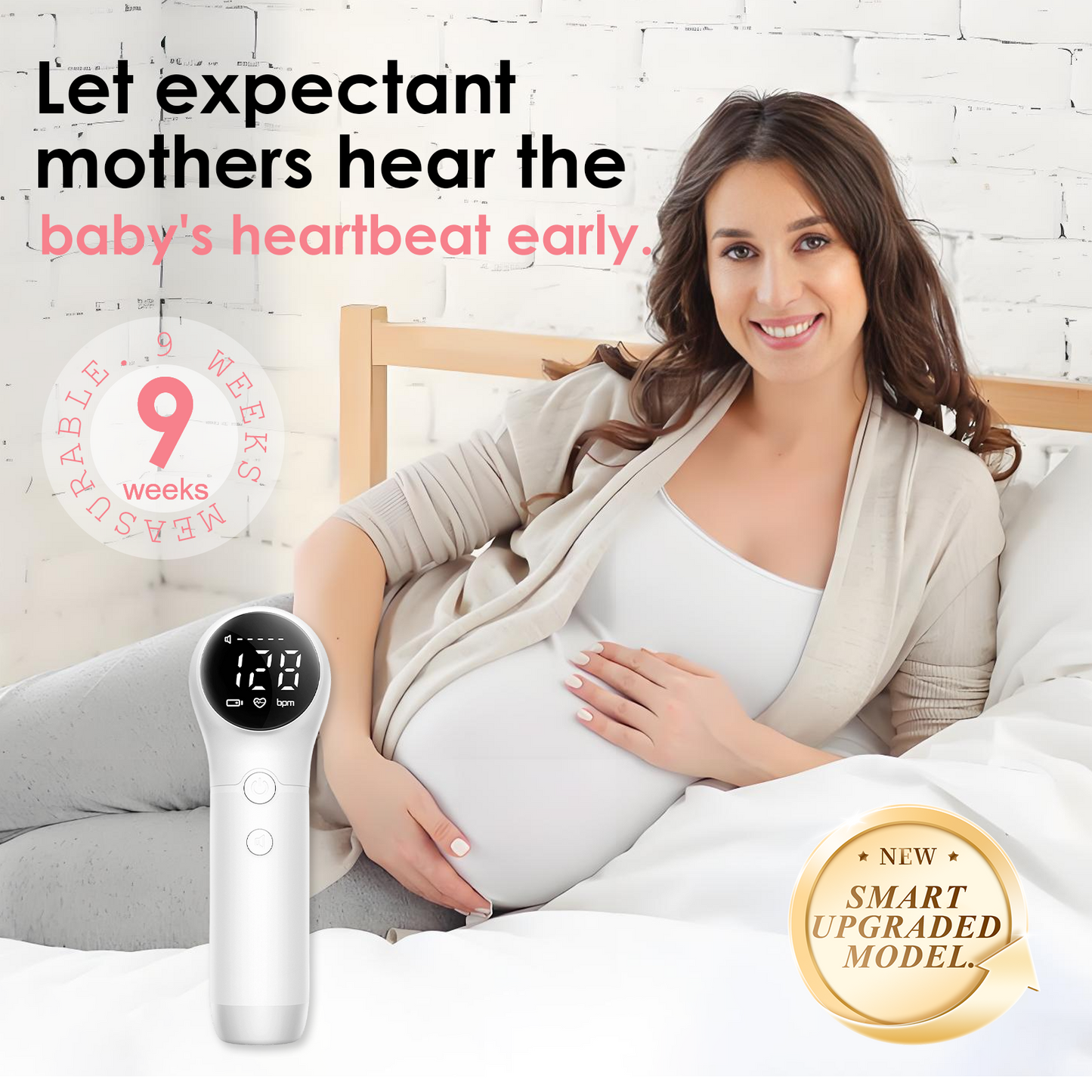 Home Doppler Fetal Monitor  Integrated portable design