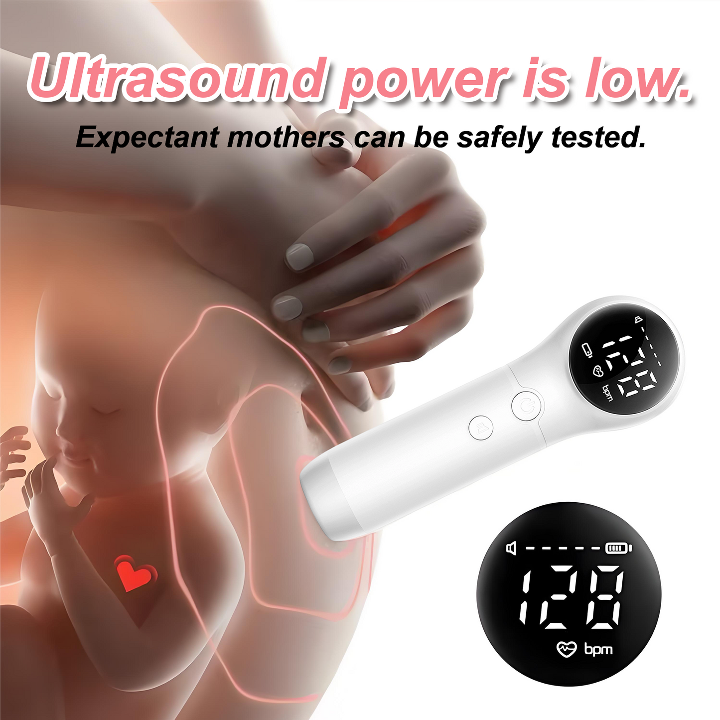 Home Doppler Fetal Monitor  Integrated portable design