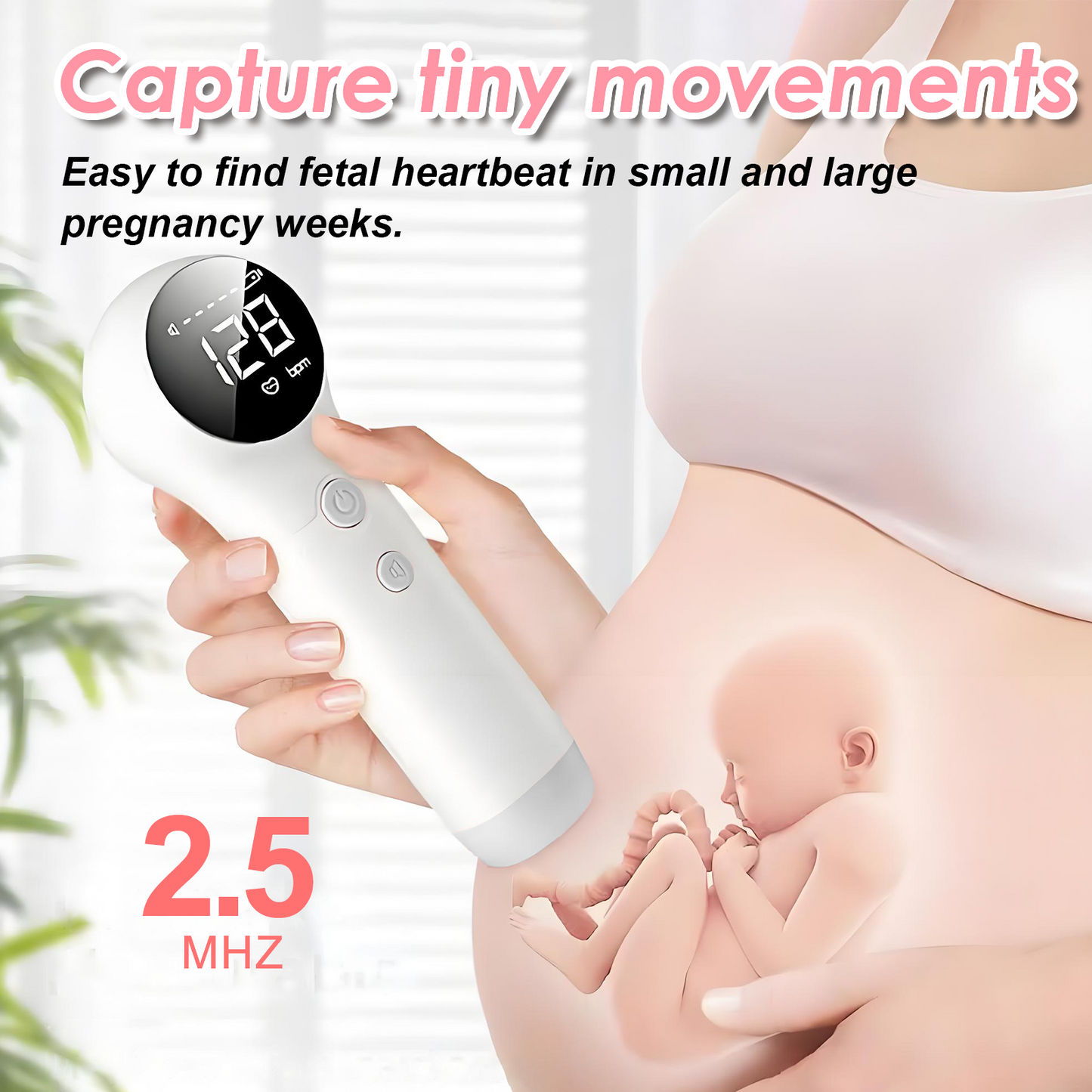 Home Doppler Fetal Monitor  Integrated portable design