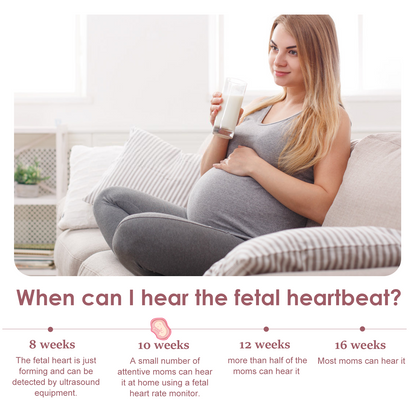 Fetal doppler for Home Use, Portable Health Assistant, High Definition Display